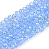 Electroplate Glass Beads Strands EGLA-A044-T1mm-L14-1