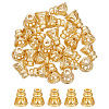 24Pcs Brass Bead Cone KK-BC0013-15-1