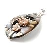 Natural Sea Shell Pendants KK-E059-04P-2