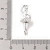 Tibetan Style Alloy Ballerina/Ballet Dancer Pendants X-TIBEP-Q043-162-RS-2