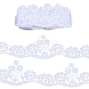 5.2 Yards Flower Polyester Lace Trim Ribbon OCOR-GF0005-59-7