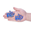 Chinese Style Alloy Enamel Chandelier Components Links X-ENAM-E329-05B-G-7