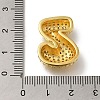 Brass with Cubic Zirconia Pendants KK-Q818-02Z-G-3