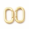 Rack Plating Brass Spring Gate Rings KK-H436-13B-G-1