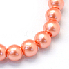 Baking Painted Glass Pearl Bead Strands HY-Q003-3mm-77-2