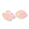 Baking Paint Glass Bead Caps GLAA-S202-04E-2