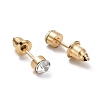 Ring & Triangle & Round & Heart Crystal Rhinestone Stud Earrings Set EJEW-D277-05G-3