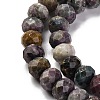 Natural Ruby in Zoisite Beads Strands G-K380-A60-01-4