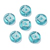 Plating Transparent Acrylic Beads LS-OACR-G016-07L-1