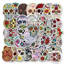 Halloween Theme Luminous Body Art Tattoos Stickers SKUL-PW0002-092