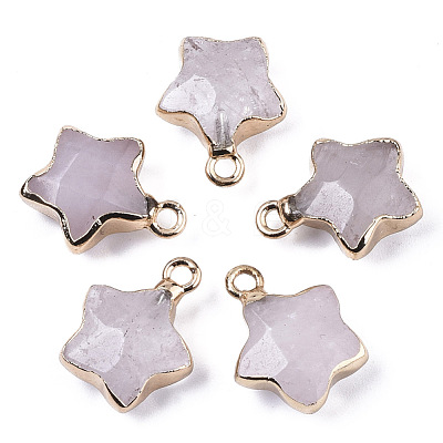 Natural Quartz Crystal Pendants G-N326-36J-1