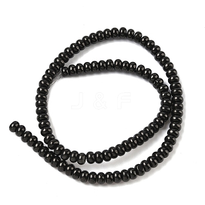 Natural Coal Quartz Beads Strands G-Z095-A01-01-1