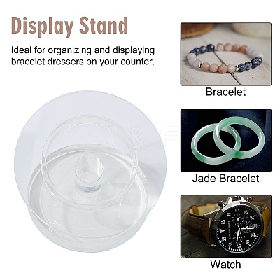 Organic Glass Bracelets/Bangles Display Racks BDIS-N001-02-1