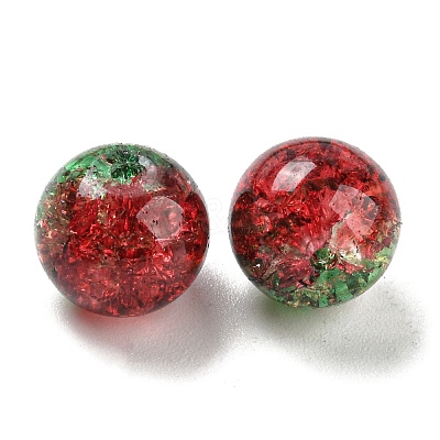Transparent Crackle Glass Beads GLAA-L046-01A-05-1