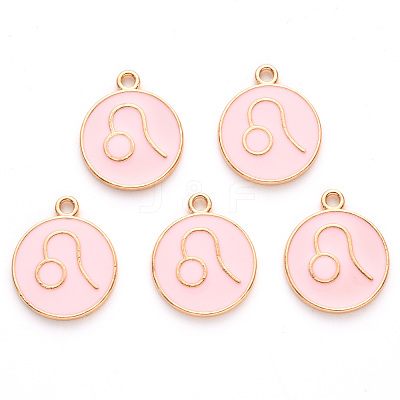Alloy Enamel Pendants ENAM-S124-01A-09G-1