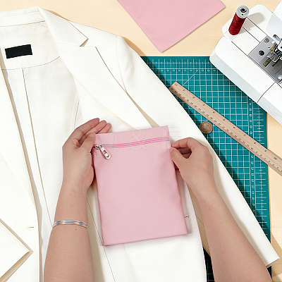 Canvas Cloth Zipper Bags ABAG-WH0077-09A-02-1