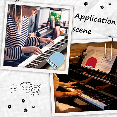 2Pcs 2 Styles Velvet & Microfiber Piano Wiping Gloves AJEW-CN0006-28-1
