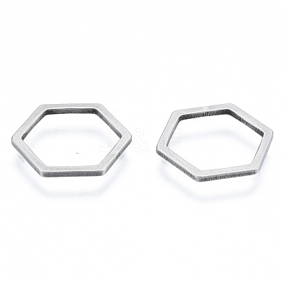 Non-Tarnish 201 Stainless Steel Linking Rings STAS-N090-T03-1-1