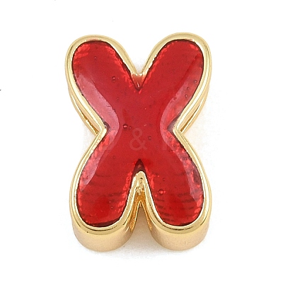 Brass Enamel Beads KK-CBA3FD6-08X-G-1