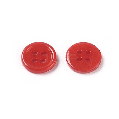 Acrylic Sewing Buttons X-BUTT-E076-A-M-1