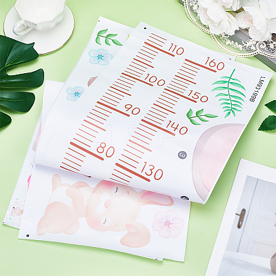 PVC Height Growth Chart Wall Sticker DIY-WH0013-68-1