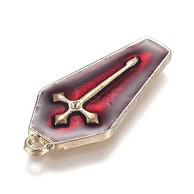 Halloween Theme Alloy Enamel Pendants ENAM-J649-14LG-02-1