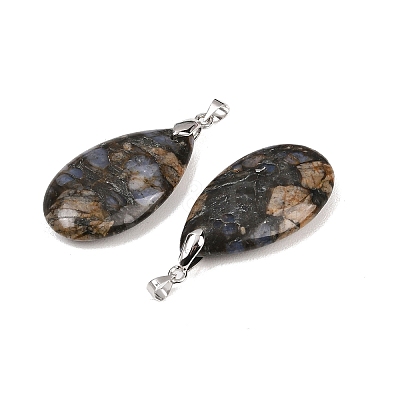 Natural Labradorite Pendants G-D084-01P-B07-1