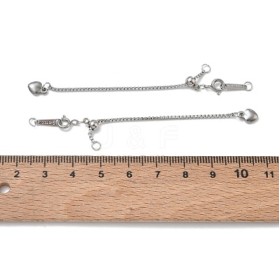 304 Stainless Steel Box Chain Extenders SA-CBABC0F-05P-1