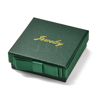 Square & Word Jewelry Cardboard Jewelry Boxes LS-CBOX-C015-01C-02-1