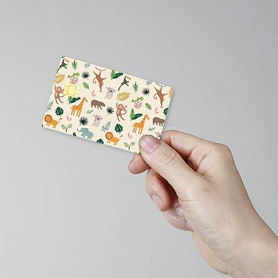 PVC Plastic Waterproof Card Stickers DIY-WH0432-157-1