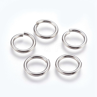 Tarnish Resistant 304 Stainless Steel Saw Cut Open Jump Rings STAS-P212-25P-13-1