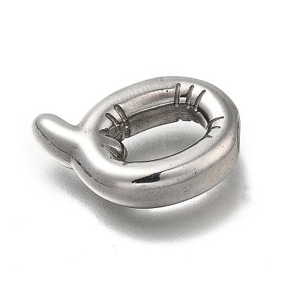 304 Stainless Steel Pendants STAS-S166-01P-17-1