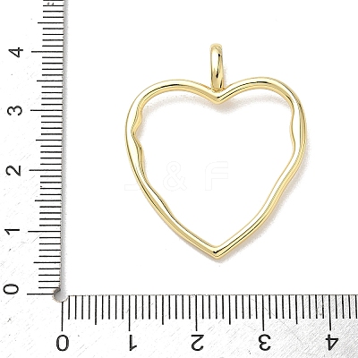 Valentine's Day Brass Pendants KK-E796-10G-1