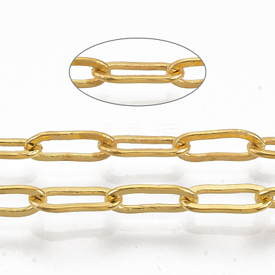 Brass Paperclip Chains CHC-S008-001A-G-1