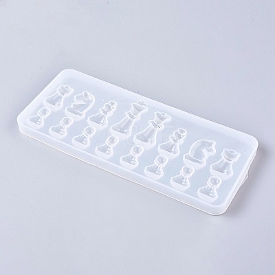 DIY Chess Board & Pieces Silicone Molds DIY-F052-01-1