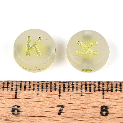Luminous Frosted Acrylic Beads FACR-T008-02K-1