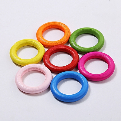 Natural Wood Linking Ring WOOD-TAC0003-91A-1
