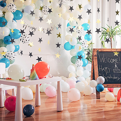 10Pcs Paper Star Congratuation Banners AJEW-CN0005-40A-1