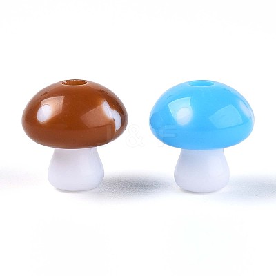 Opaque Acrylic Beads OACR-N152-04-1