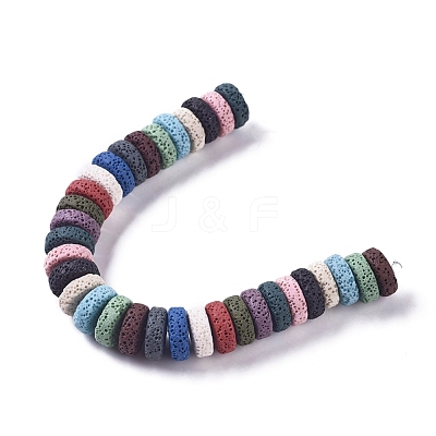 Natural Lava Rock Beads Strands G-L546-C-01-1
