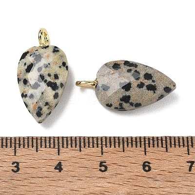 Natural Dalmatian Jasper Pendants GG-CBA9F30-01E-1