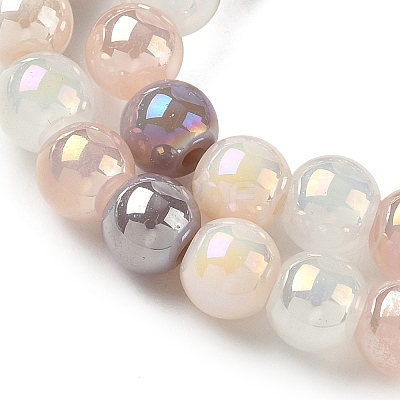 Electroplate & Gradient Color Glass Beads Strands X-LAMP-M023-03-02-1