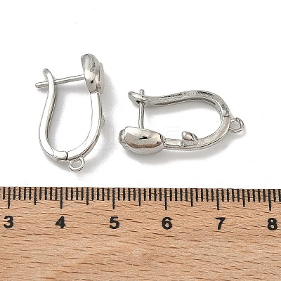 Brass Earring Findings KK-D226-08P-1