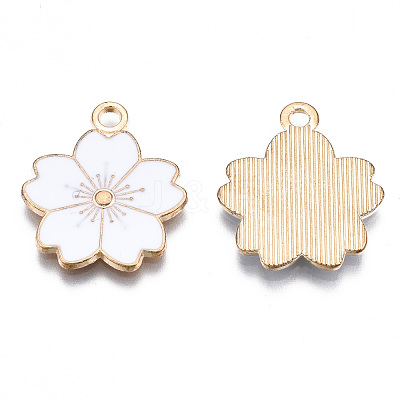 Alloy Enamel Pendants X-ENAM-S121-115N-1