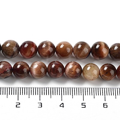 Natural Rainbow Tiger Eye Beads Strands G-NH0002-A01-B05-1