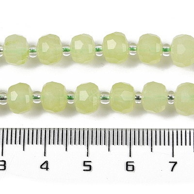 Natural Dyed White Jade Beads Strands G-H057-A22-09-1