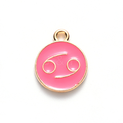 Alloy Enamel Pendants ENAM-S124-01A-03D-1