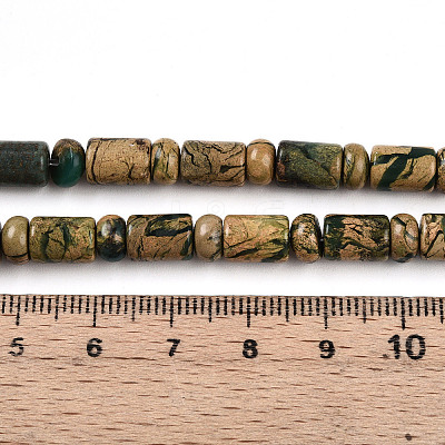 Natural Verdite Stone Beads Strands G-N346-03A-06-1