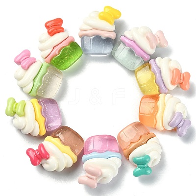 Opaque Resin Decoden Cabochons RESI-CJC0019-27-1