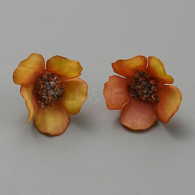 Cloth Imitation Daisy Blossom AJEW-WH0083-24C-1